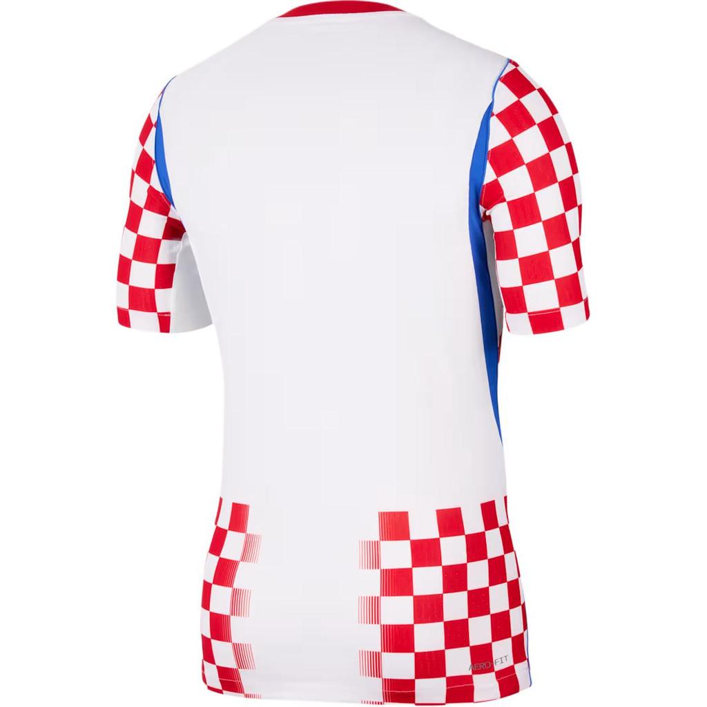 Nike Croatia Aero-Fit Home Player Edition Lightweight Quick-Dry Breathable Short Sleeve Football Shirt Men Tops IO8643-100