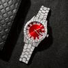 3 Pcs/set Silver Round Rhinestone Quartz Watch and Bracelet with Zinc Alloy Band Zinc Alloy Hands Zinc Alloy Case and Quartz Bracelet Necklace