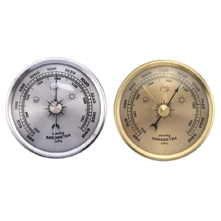 Barometer Analog Atmospheric Pressure Meter Manual Operation Antique Style Meteorology Equipment for Laboratory