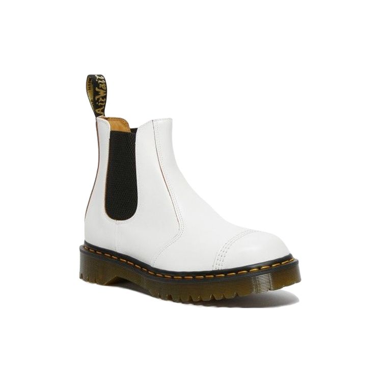 Dr. Martens 2976 Comfortable Versatile Short Chelsea Boots Unisex Boots White 27387100