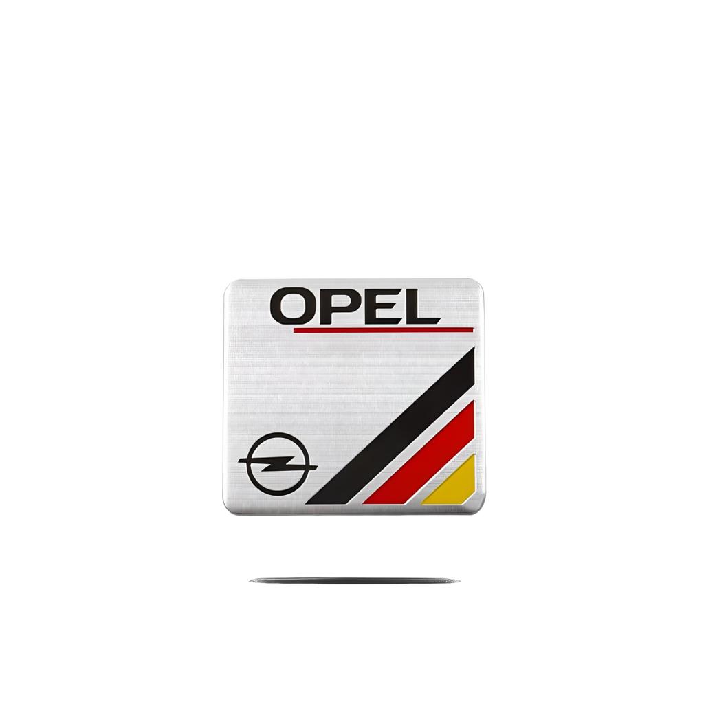 Aluminum car badge stickers can be freely pasted on the car body For Opel Insignia Astra Antara Meriva Zafira H G Corsa