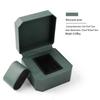Men's Portable PU Leather Octagonal Watch Storage Box