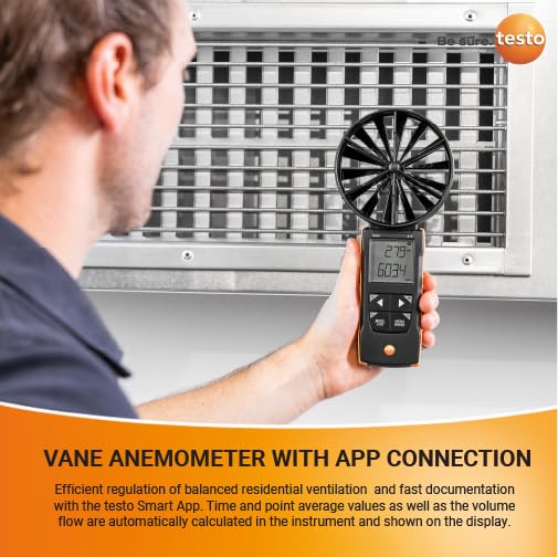 TESTO Anemometer Testo 417 Funnel Set 1 0563 1417