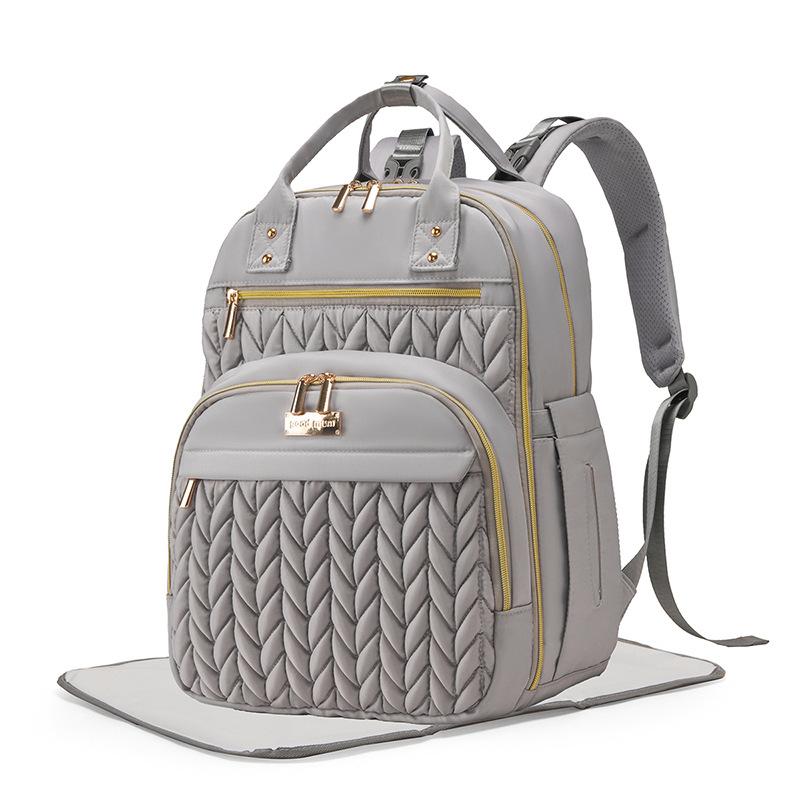 Mommy Bag, Ladies' Mother and Baby Bag, Backpack, Backpack, Backpack, Large Capacity, Lightweight, Fashionable and Lightweight for Travel