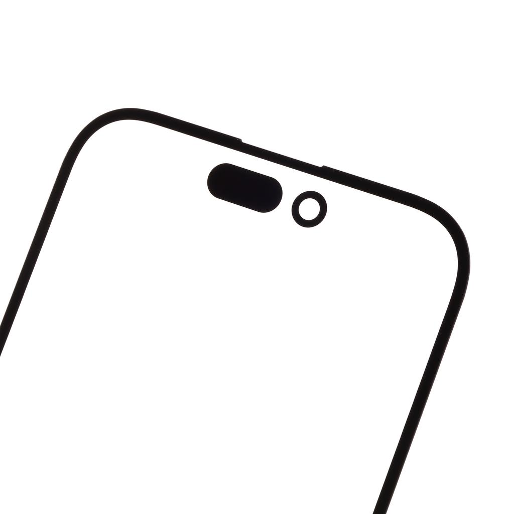 Für iPhone 14 Pro Bildschirm Glaslinse+OCA Kleber Ersatz (ohne Logo)