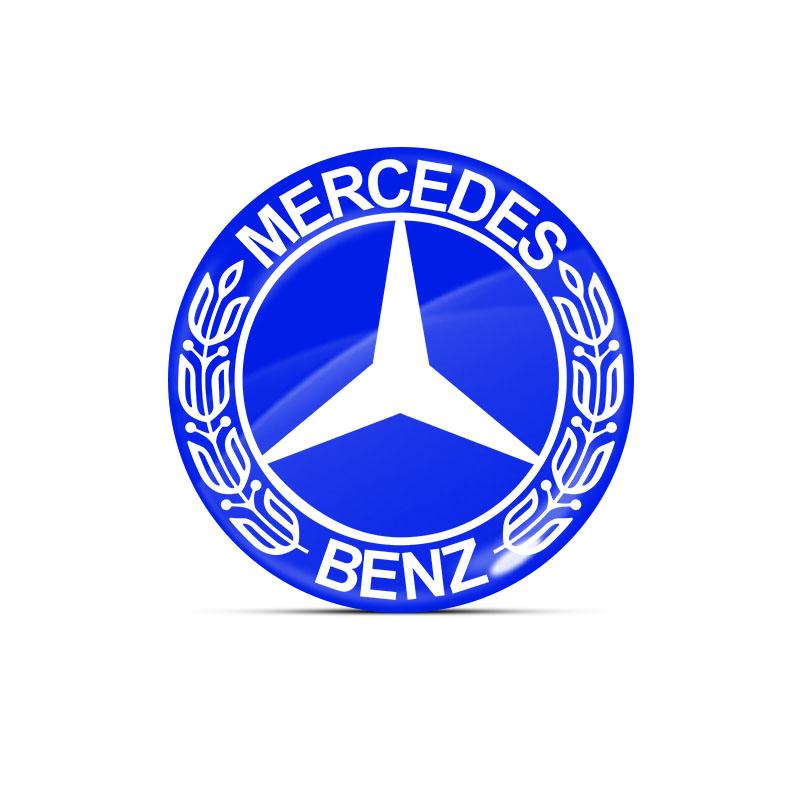 14mm Aluminum Car Remote Key Sticker Emblem Auto Accessories For Mercedes Benz AMG W205 W218 W177 W176 W169 A B C E S Class GLA PH8