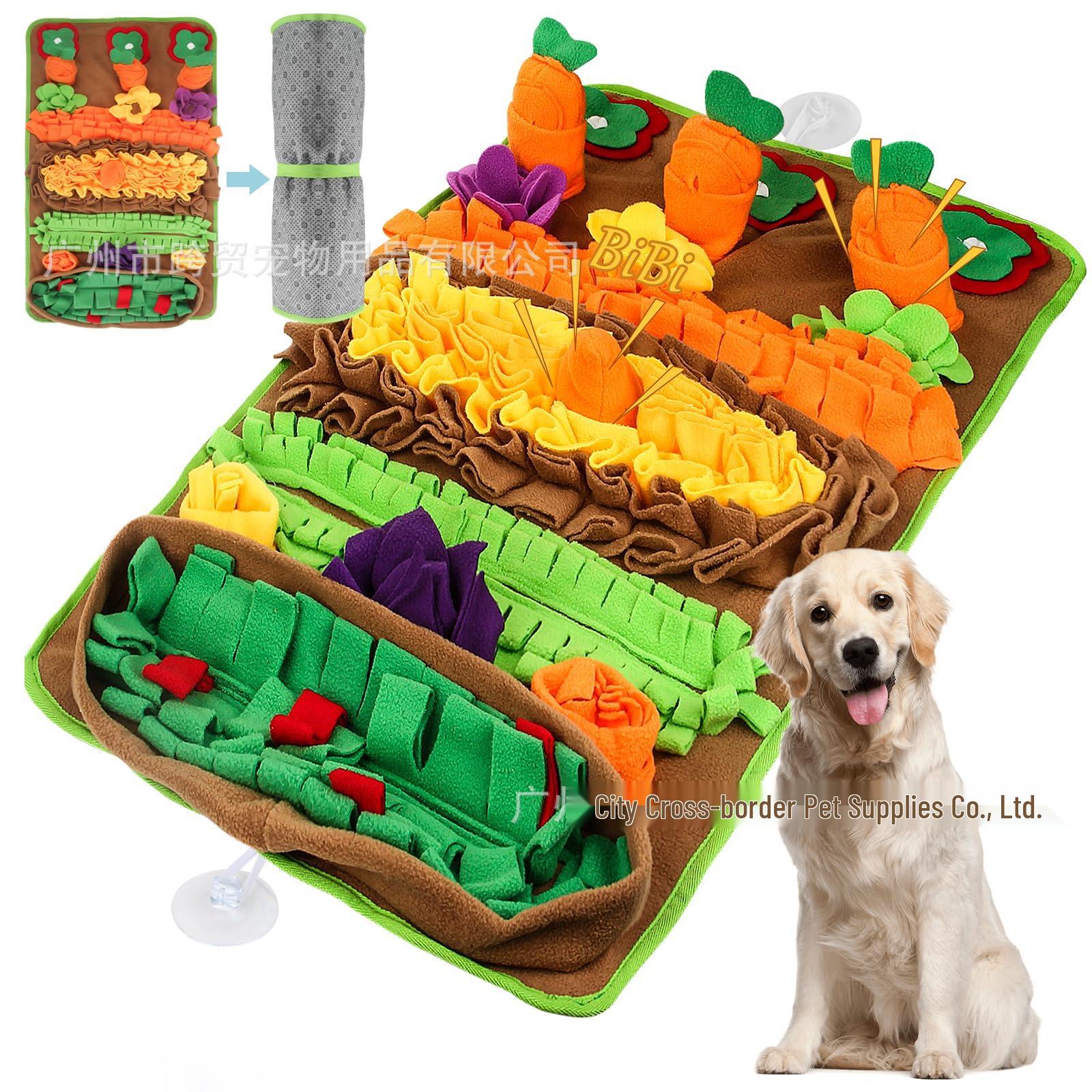 

Pet Sniffing Pad: Slow Feeder & Training Toy for Indoor/Outdoor Activities, Soft Polar Fleece & Oxford Cloth