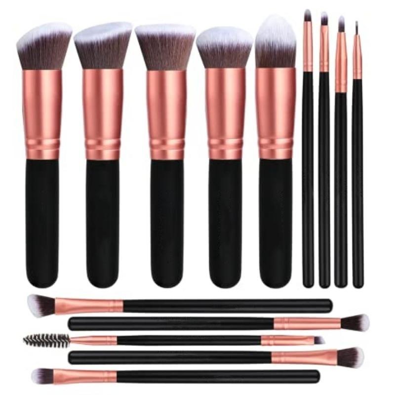 Hot-selling 14-piece Makeup Brush Set Blush Brush Soft Bristle Brush Eyeshadow Brush Foundation Brush Highlight Brush