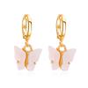 1 Pair earings Multicolor Butterfly Dangle Earrings For Girlfriend Cute Insect Butterfly  Earrings Gentlewoman Jewelry Gifts