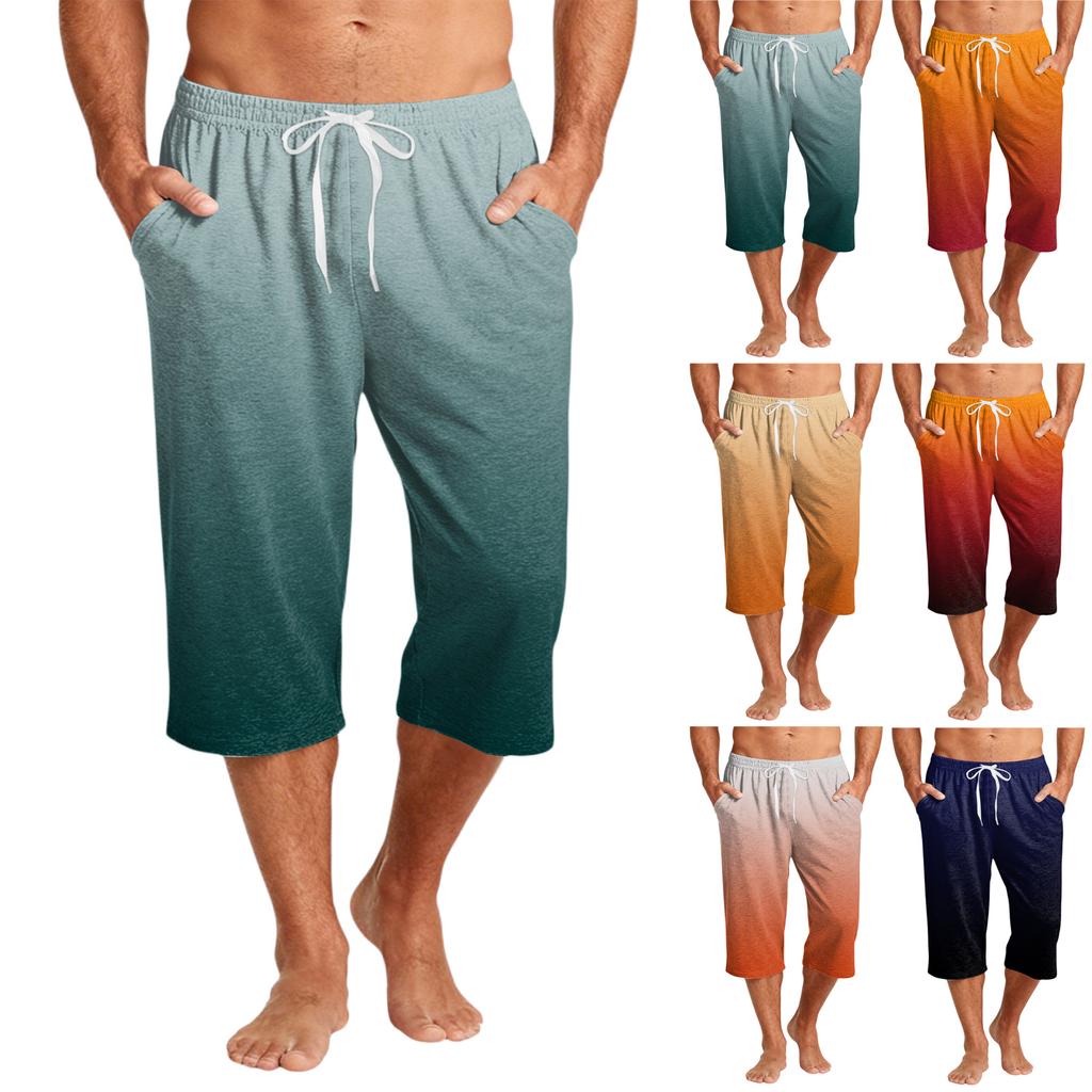 Herrshorts, casual, med dragsko, kort