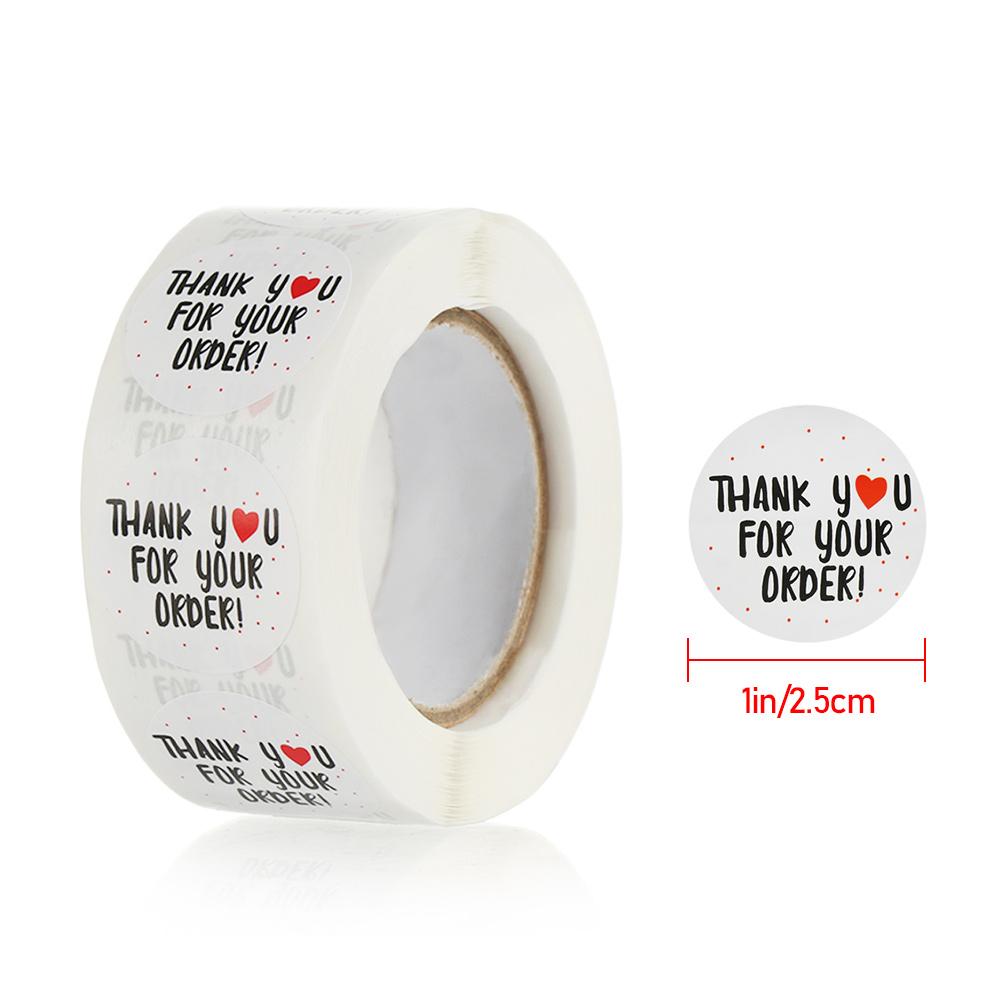 Craft Wedding Decor Cookie Bags Party Sealing Tag Thank You Gift Paper Stickers Package Label