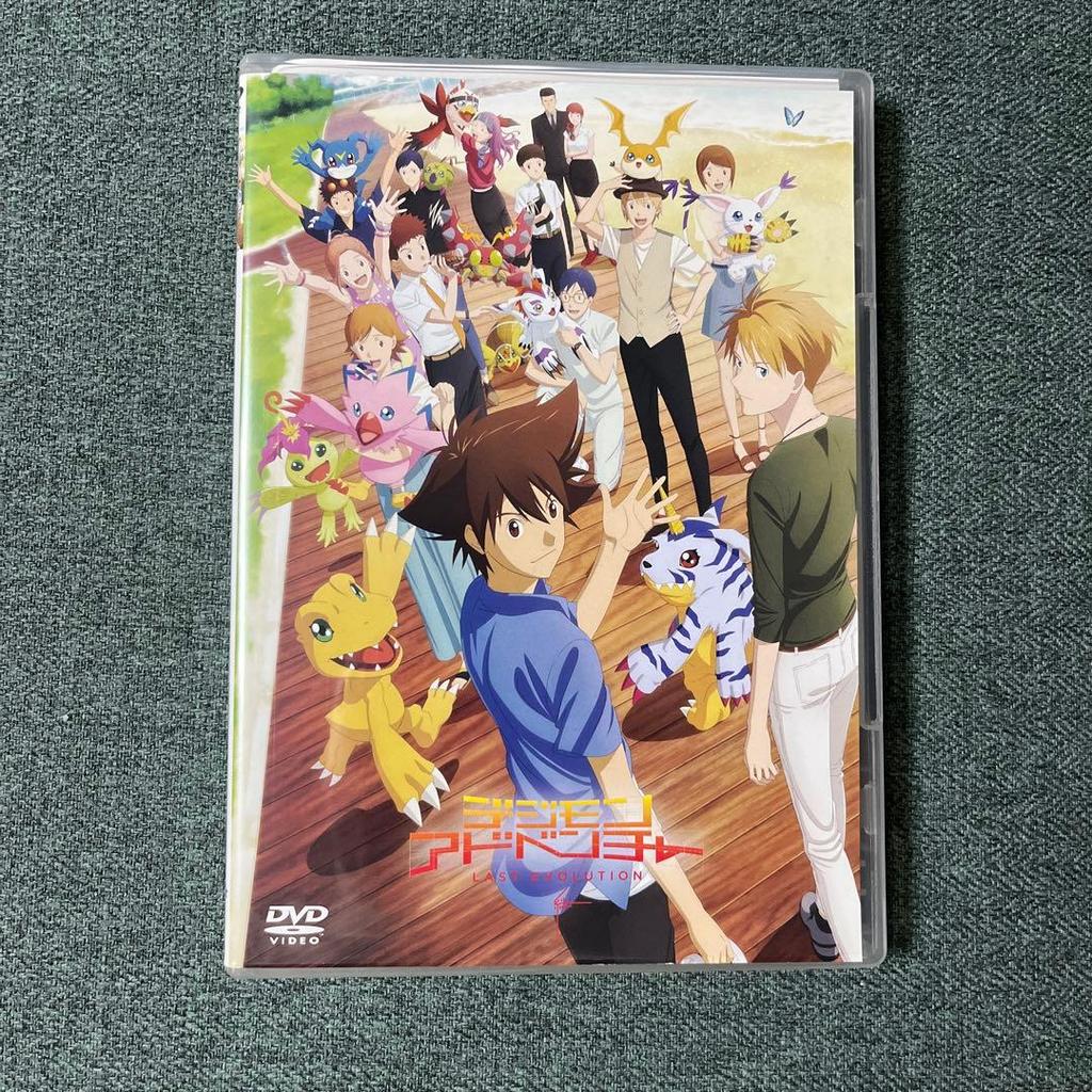 [USED] Digimon Adventure LASTEVOLUTION Kizuna Movie DVD & Early Purchase Bonus Shikishi