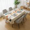 Tovaglia Rettangolare per Tavola da Pranzo Impermeabile e Resistente all'Olio PVC Anti Scottatura e Sporco Resistente Tovaglia per Tavolino Decorazione per la Casa Copertura Antipolvere