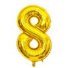 Globos de Aluminio con Número de 40 Pulgadas (EE. UU.) - Decoración de Fiesta