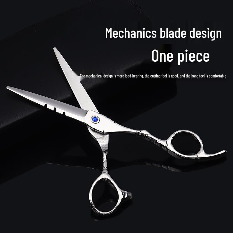 Professional 6" Hairdressing Scissors Set - Straight, Serrated, Thinning - Stainless Steel