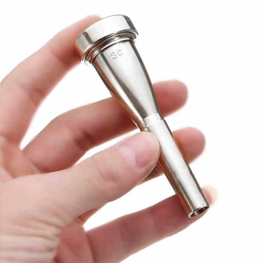 Luxury Gold Silver Trumpet Mouthpiece 3C 5C 7C, Professional Grade For Rich Best Sound, Advanced Player Gift,