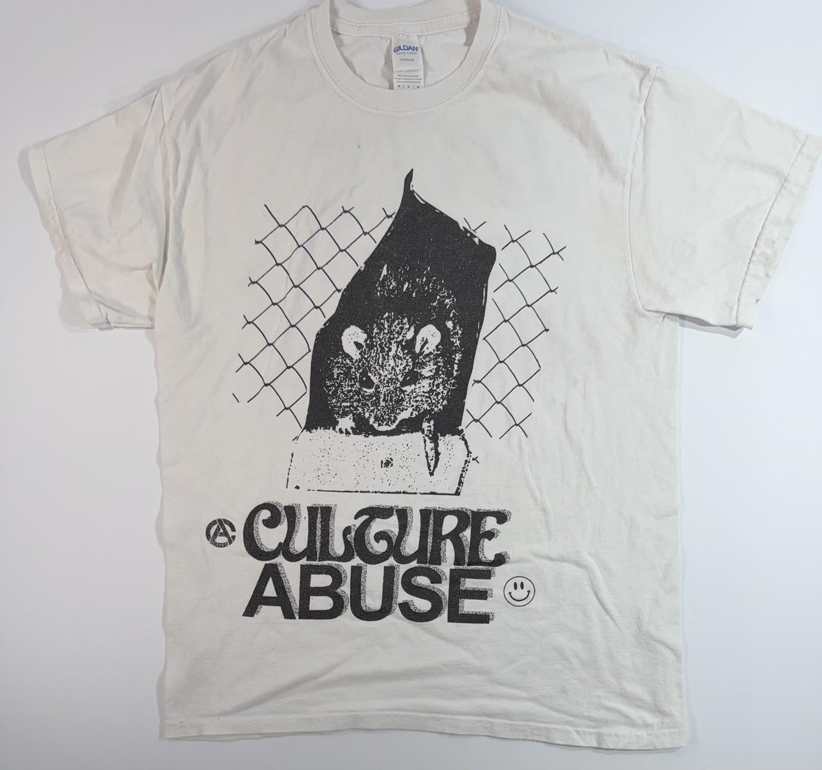 Culture Abuse Rats In The Walls Punk Band T Shirt Rat Graphic Medium Unisex T-Shirt L