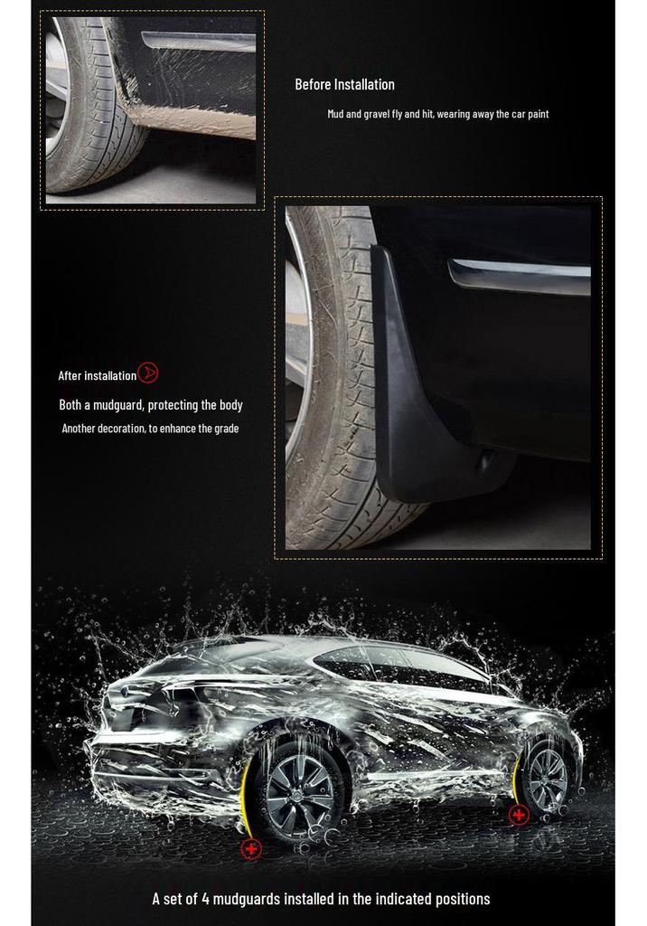 Chery Jetour X90 PLUS 2021-2024 Mudguards