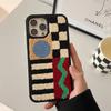 Nový vyšívací kryt Sun Flower pro iPhone 11 12 13 14 15 Pro Max Xr X Xs 14 15Plus Winter Aesthetic Fuzzy Plush Shockproof Case