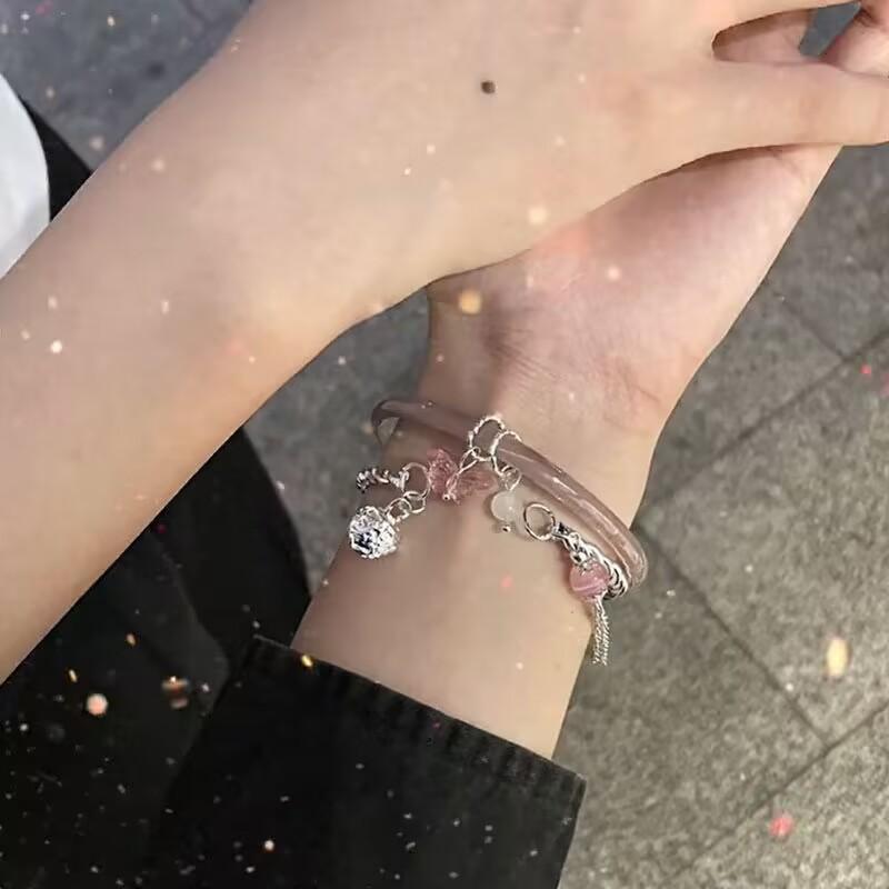 Neues chinesisches Quasten-Super-Fee-Armband Klingelarmband mit Glocke Zwei-in-Eins-Armband Damen Senior