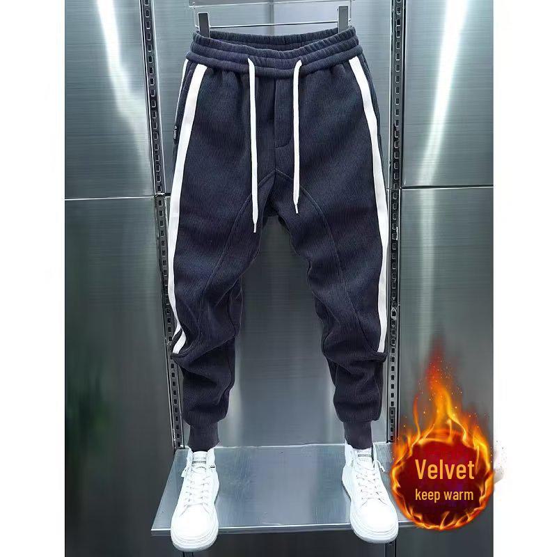 

Осень 2024 г. Модные свободные полосатые брюки для мальчиков с широкими штанинами 2XL