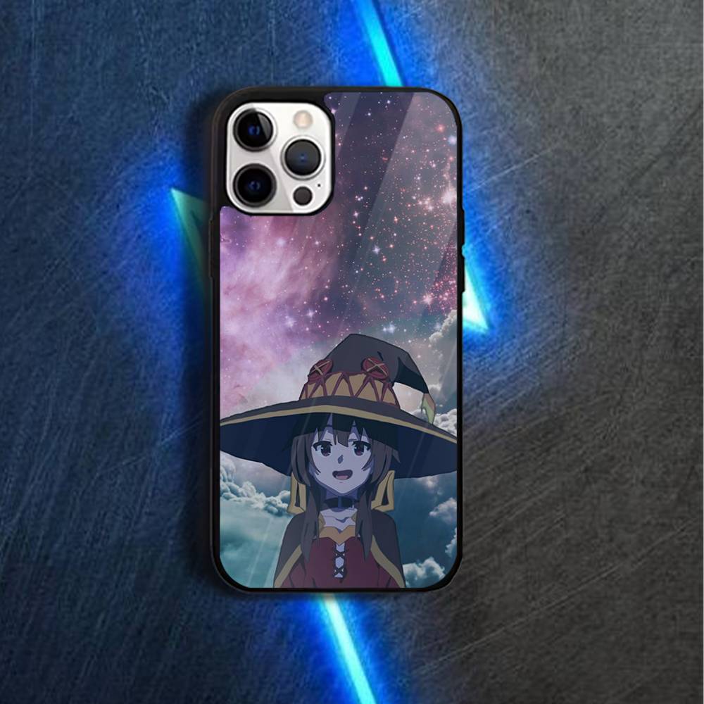 M-Megumin K-KonoSuba  Phone Case For iPhone 17,16,15,14,13,12,11,Pro,Max,Plus,Mini,Magsafe,Magnetic Wireless Charging Case