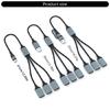 USB Type C to USB Adapter Type C Male to 3 USB 2.0 Female Adapter Extension Connector Type C OTG Cable for Laptop Tablet