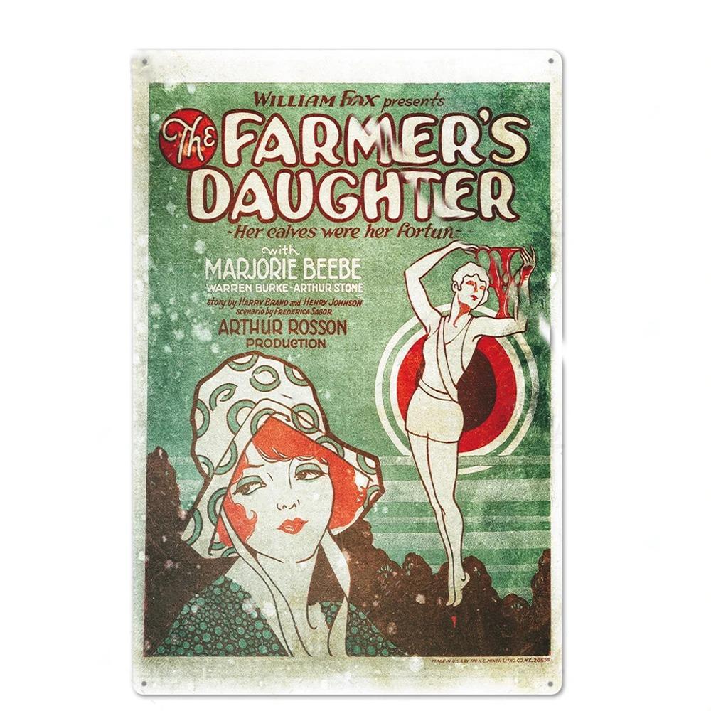 

Vintage Metal Signs Decor Classic Film Posters Metal Plaque Movie Metal Tin Sign Wall Decor for Room Club Bar 20x30cm