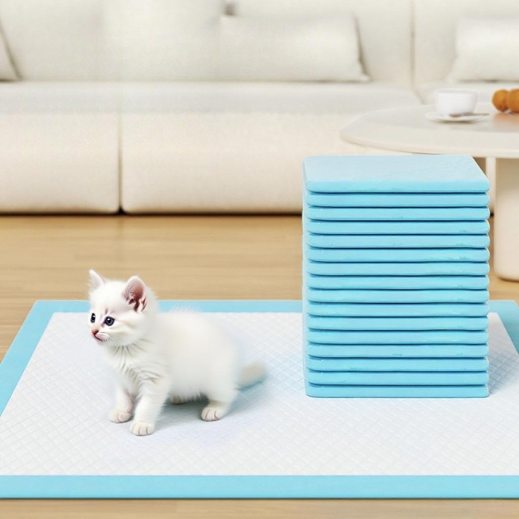 Production of Cat Mattress Pads Super Absorbent Pet Diaper Dog Thick Pee Pads Quickdry Disposable Urine Nappy Mat for Cats Dog Diapers Pet Universal