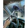 Car Windshield Cleaner, 4 Reusable Washable Microfiber Pads And Extendable Handle Car Windshield Wiper Kit  WSLIHV