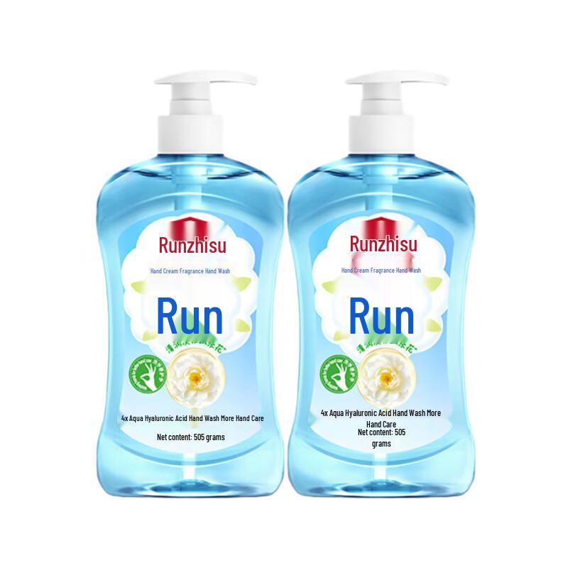 Liby Runzhisu Moisturizing Hand Soap, Fruit Scent 2-Pack