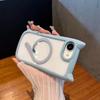 For iPhone 16e Cat Ear Magsafe Case iPhone 16 13 14 15 11 12 Pro Max 15 16 Plus Transparent PC TPU Armor Wireless Charging Cover