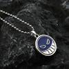 Ace Necklace for Women Men Anime Metal Necklaces Jewelry Rotating Pendant Chains Choker Collares Charm Gift