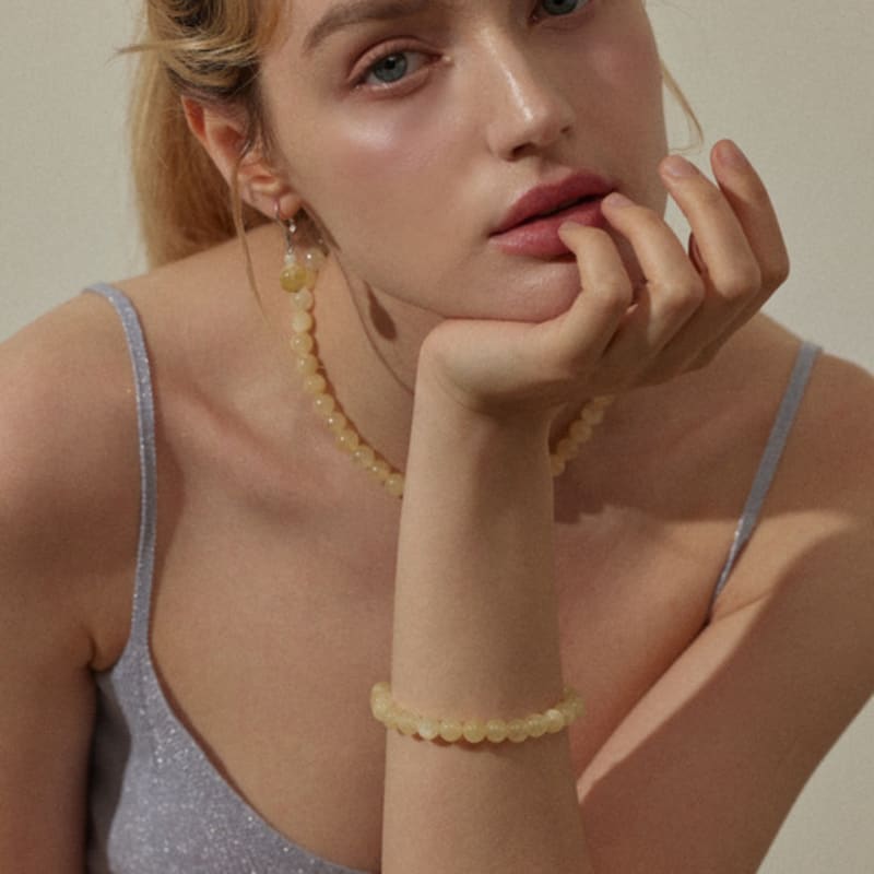 

Favorite Noun Butter Gemstone Bracelet Yellow