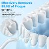 Wasserstrahl-Zahnreiniger Oral Irrigator 4-Modus Tragbar Zähne Wasserpistole 330ML Wassertank Zahnreiniger USB-Aufladung IPX7 Wasserdicht Reinigen