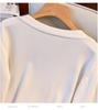 Plus Size Women's Loose Knit Cardigan Sweater for Bust 150-160 cm