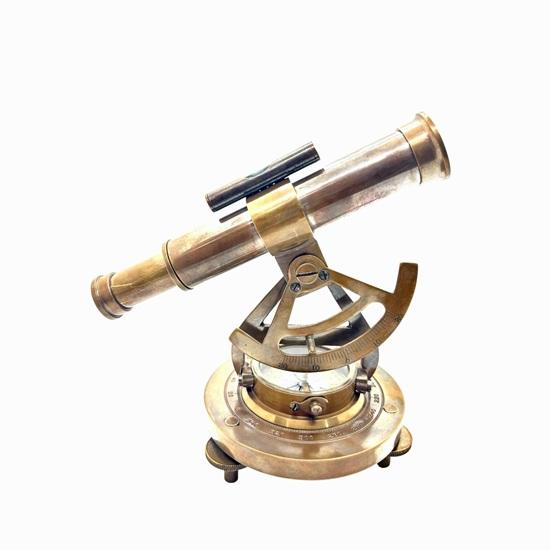 Handmade Brass Alidade Telescope Nautical Compass Base