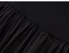 Hepburn-Inspired Women's Black Coat with Dress, Perfect for Petite Figures, Spring/Autumn/Winter, High-End Aesthetic