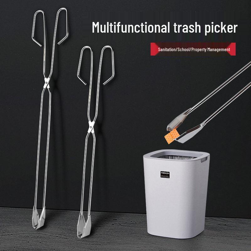 Extended Reach Sanitation Tongs: Garbage Grabber & Object Retrieval Tool
