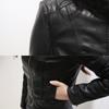 Damska wiosna jesień Pu skórzana kurtka Casual Slim Soft Moto Biker Faux Leather Jacket Female Coat