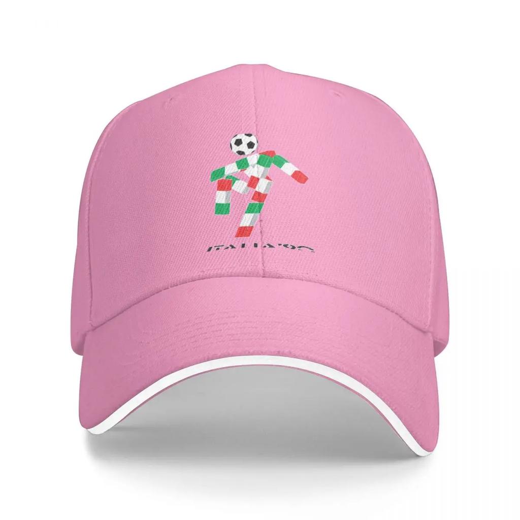 Italia 90 Footballer Logo Baseball Cap Funny Hats Designer Hat Vintage Birthday Women Beach Fashion Men's