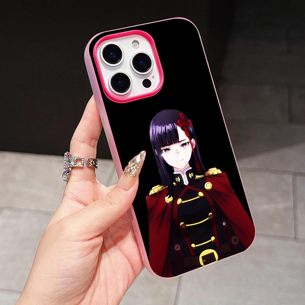 

Mato seihei Ren Yamashiro Jelly Double layer Rose Red Mobile Phone Case for iPhone 17 16 15 14 13 12 11 Air Pro Max Plus iPhone17 Pro Max
