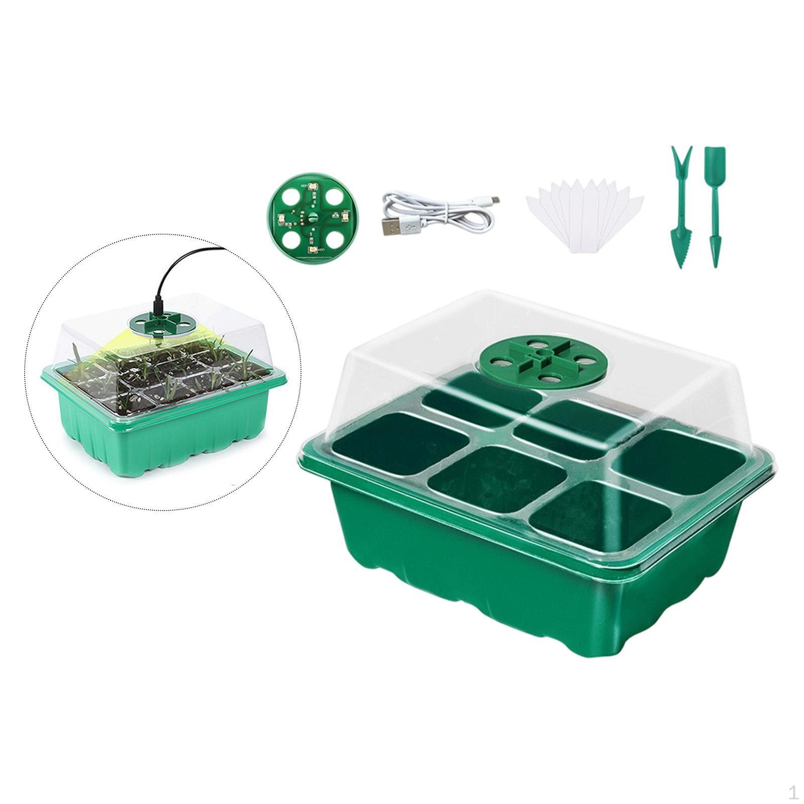 

Питомник растений 6 ячеек на фермерский лоток для семян для быстрого роста и хорошего урожая в домашних условиях