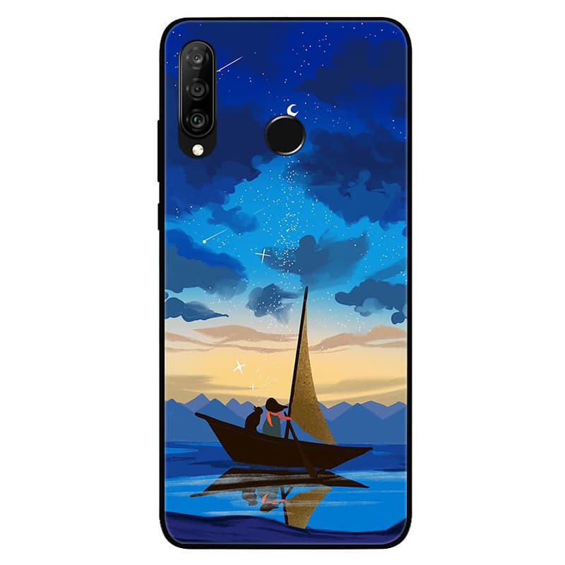 For Huawei P30 Lite Case Cover 6.15 inch Soft TPU Phone Case For Huawei P 30 lite Bumper Cover For Huawei P30 lite Coques Fundas