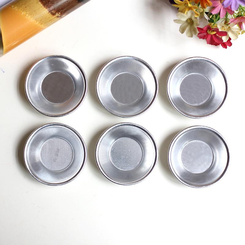 Reusable Non-Stick Egg Tart Mold Aluminum Alloy Flower/Round Shape Cupcake Mold Pudding Jelly Mold Muffin Baking Cup Kitchen Too