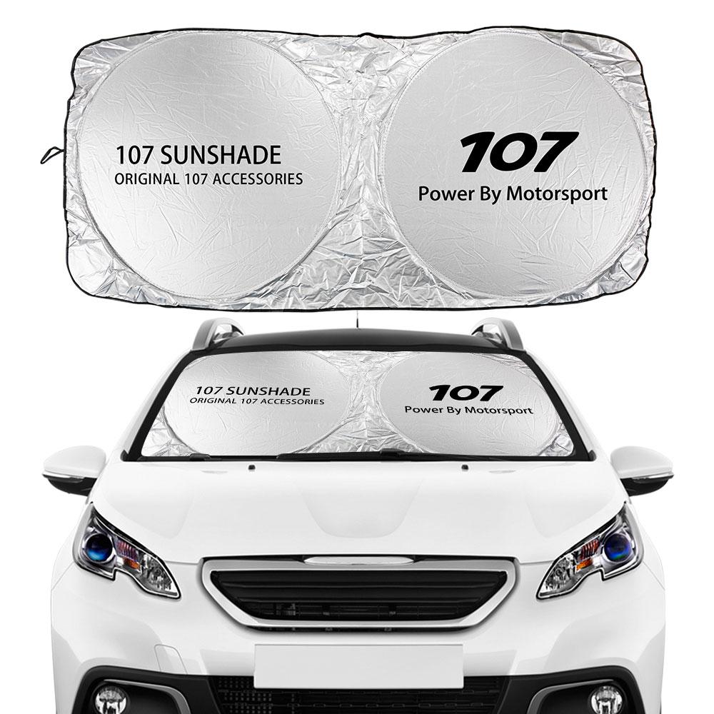 For Peugeot 307 308 206 208 rcz Rifter 207 107 108 Anti-UV Accessories Car Sun Visor Front Windshield Car AQ Windshield Sunshade