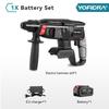 Yofidra 26MM Brushless Electric Hammer Electric Pick Impact Drill Multi-function Cordless Rotary Tool Fit For Makita 18V Battery Pin