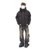 Men's Trendy Hooded Winter Coat - Thick Cotton Puffer with European & American Streetwear Design