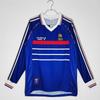 Long Sleeve Retro Football Jersey Men Classic Club National Team Style Sports Training Wear