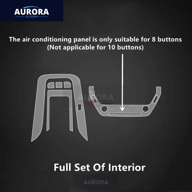 For TOYOTA COROLLA 18-22 Car Interior Center Console Transparent TPU Protective Film Anti-scratch Repair Film Accessories Refit